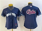 Women's Chicago Cubs Team Big Logo Navy City Connect Stitched Jersey,baseball caps,new era cap wholesale,wholesale hats